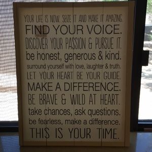 NWT phrase picture/wall art